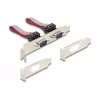 DeLOCK 95276 Vidinė RS-232 adapterio kortelė Mini PCI Express žalia
