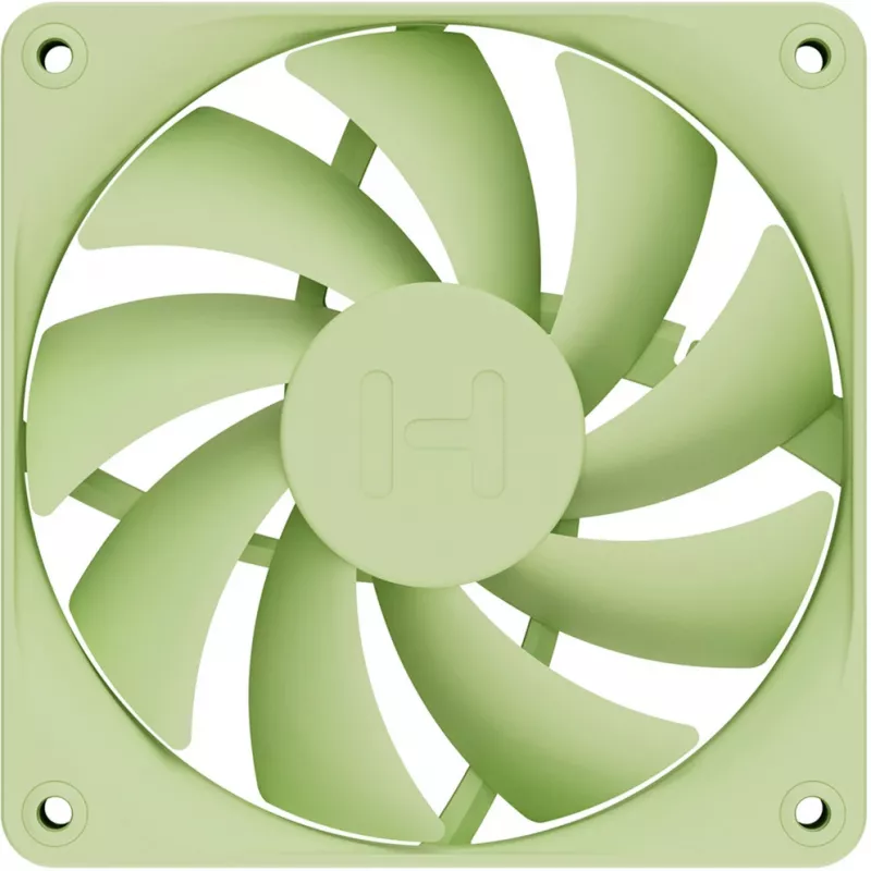 Kompiuterio aušinimo ventiliatorių rinkinys HYTE FA12-MM-4 120 mm, 1500 RPM, 72 m³/h, 1.6 mmH₂O, Fluid Dynamic Bearing, žalia, 4 vnt.