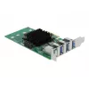 DeLOCK PCI Express x4 kortelė 4 x išoriniai USB 3.0 keturi kanalai - Low Profile