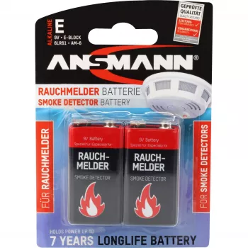 Įkraunama baterija Ansmann 1515-0006 9V šarminė 2 vnt.
