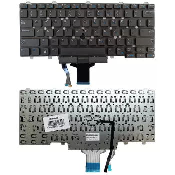 Dell KB316557 klaviatūra Latitude nešiojamiesiems kompiuteriams (JAV išdėstymas, juoda)