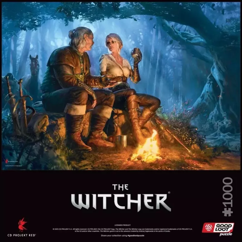Good Loot Gaming Dėlionė: The Witcher – Ciri kelionė, 1000 dalių