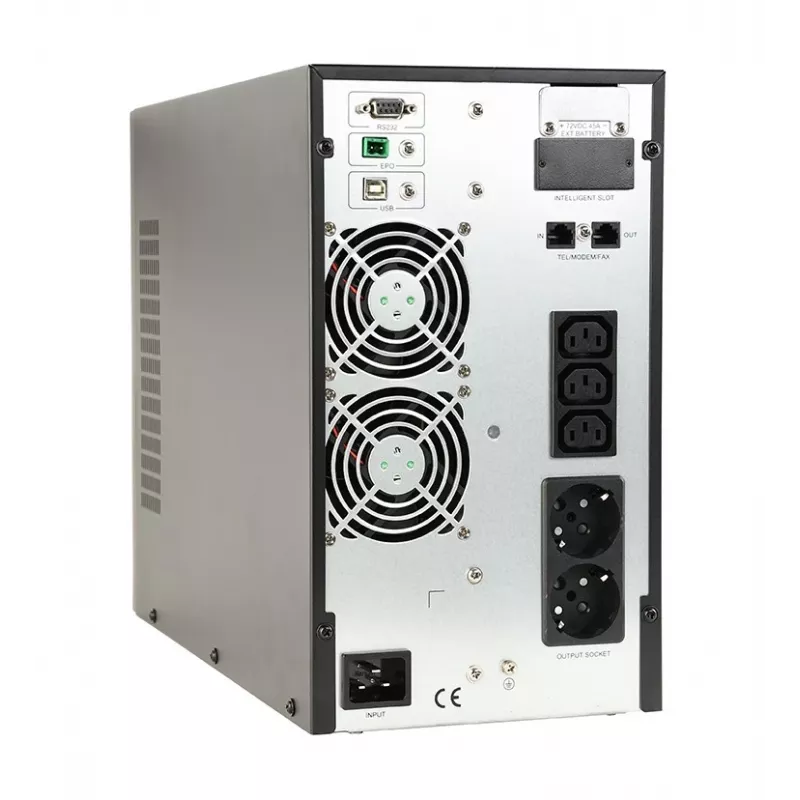 GEMBIRD UPS 2000VA On-Line 3xIE C 2xSchuko USB