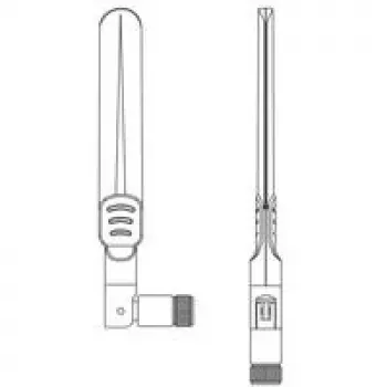 Extreme Networks ML-2452-APA2-02 – antena Wi-Fi, 5.2 dBi / 3.2 dBi, kryptinė, vidaus, balta, skirta Zebra AP 6522