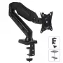 Monitor laikiklis MACLEAN MC-860 stalinis, 27 colių (68,6 cm) ekranams, VESA 75x75–100x100, max 8 kg, juodas