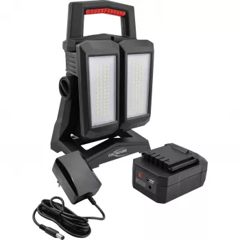 Darbo žibintas ANSMANN HS4500R-DUO įkraunamas 4500 lm, nešiojamas LED prožektorius