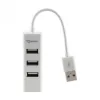 Sbox H-204W USB 4 prievadų šakotuvas Kokoso baltas