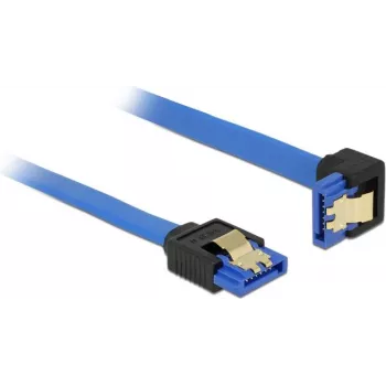 SATA kabelis DeLOCK 85088 0,1 m SATA 7-pin juodas mėlynas