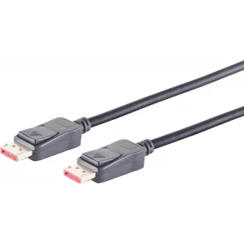 DisplayPort kabelis S/CONN 10-76025 1 m juodas