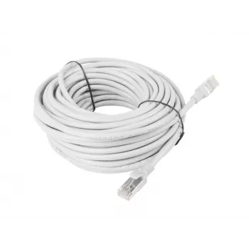 LANBERG tinklo kabelis RJ-45 Cat5e PCU5-10CC-3000-S, 30 m, U/UTP, CCA laidas, PVC apvalkalas, 26 AWG, baltas