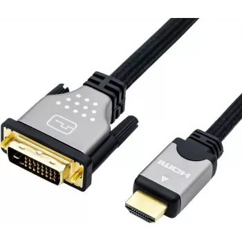 ROLINE 11.04.5876 vaizdo kabelis-adapteris 1,5 m HDMI A tipo (standartinis) DVI-D juodas-sidabrinis (11.04.5876)