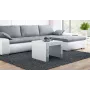Cama TESS60 BI/SZ kavos / šoninis / kampinis staliukas Kavos staliukas Square shape 2 koja (-os)