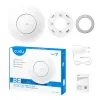 Belaidžio ryšio prieigos taškas Cudy AP11000 – tribandinis Wi‑Fi 6 (2.4/5/6 GHz), 5760 Mbps, MU‑MIMO, montavimas ant lubų/sienos