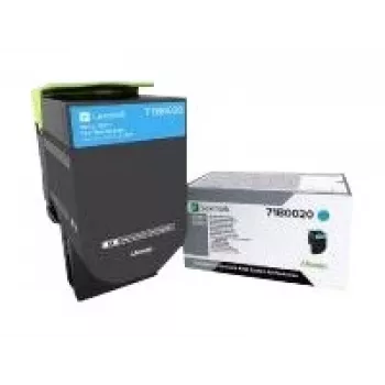 Originalus Lexmark 71B20M0 tonerio kasetė, 1 vnt., rausvai raudona