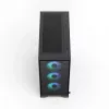 Fractal Design Pop 2 Air Black Solid vidutinis bokštas PC korpusas — ATX palaikymas, 3x 120 mm priekiniai ventiliatoriai, 2.5/3.5 colių diskų vietos, 215×481×462 mm