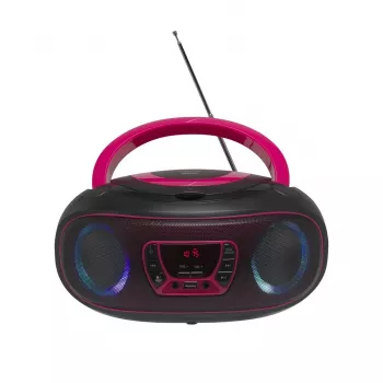 Denver TCL-212BT PINK nešiojamas CD grotuvas Juoda, Rožinė