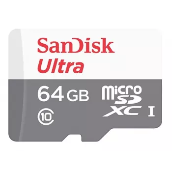 MicroSDXC SanDisk 64GB Class 10 UHS-I SDSQUNR-064G-GN3MN