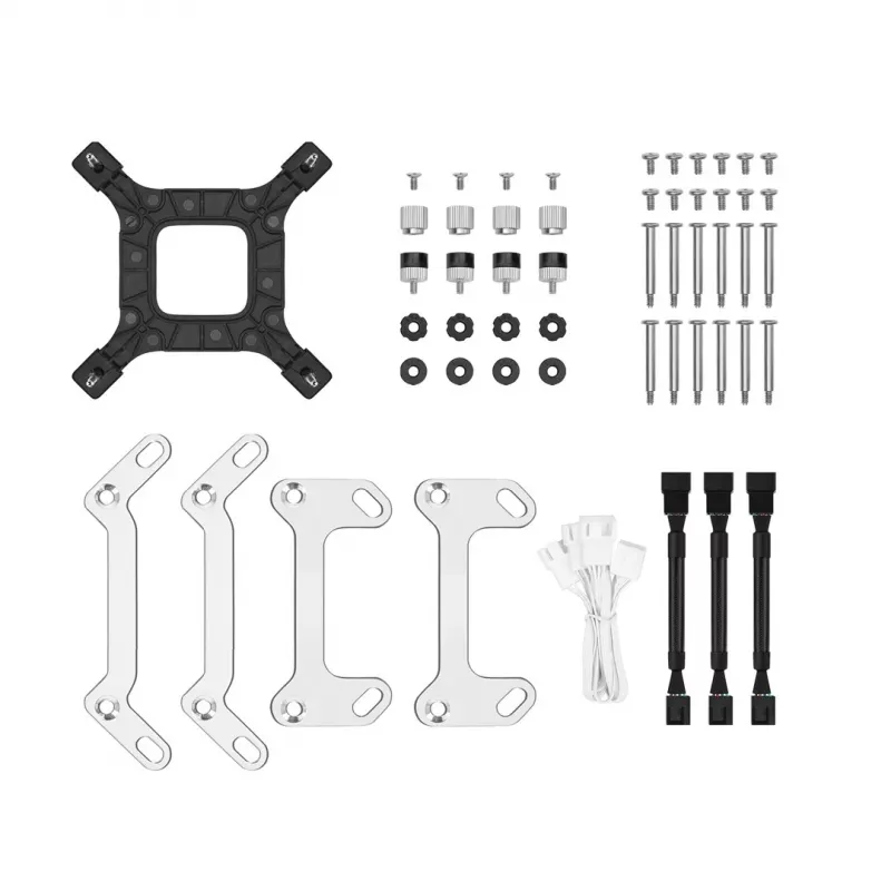DeepCool LS720 SE WH procesoriaus vandens aušintuvas 12 cm baltas 1 vnt.