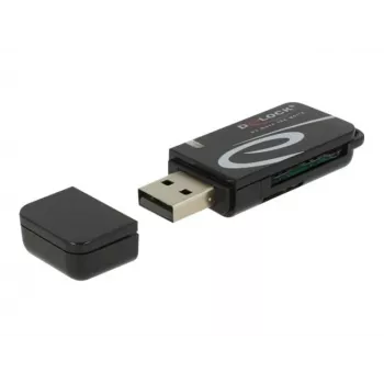 Card Reader DeLOCK Mini USB 2.0 su SD ir Micro SD lizdais