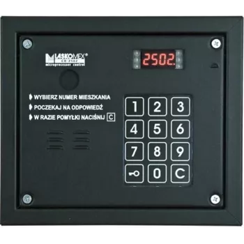 Laskomex CP-2503R garso skydelis juodas su RFID raktų skaitytuvu