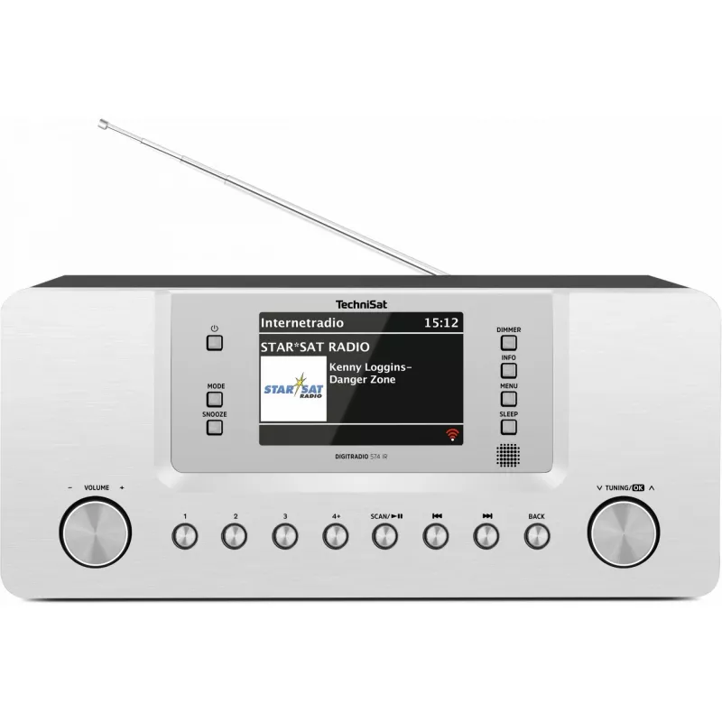TechniSat DigitRadio 574 IR - Garso sistema - 2 x 5 W - Sidabrinė (0001/2951)
