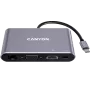 Canyon DS-14 - USB-C dokų stotelė - VGA, HDMI