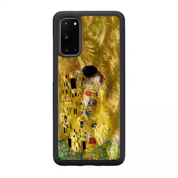 Apsauginis dėklas iKins Samsung Galaxy S20, juodas, plonas TPU užvalkalas