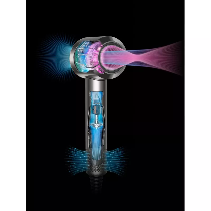 Dyson Supersonic Straight+Wavy HD07 džiovintuvas plaukams, Prūsijos mėlyna ir vario spalvos (113277-01)