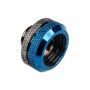 Bitspower Multi-Link Adapter G1/4 inch vyriškas sriegis prie 16 mm išorinio skersmens kieto vamzdelio tiesi jungtis, blizgi juoda