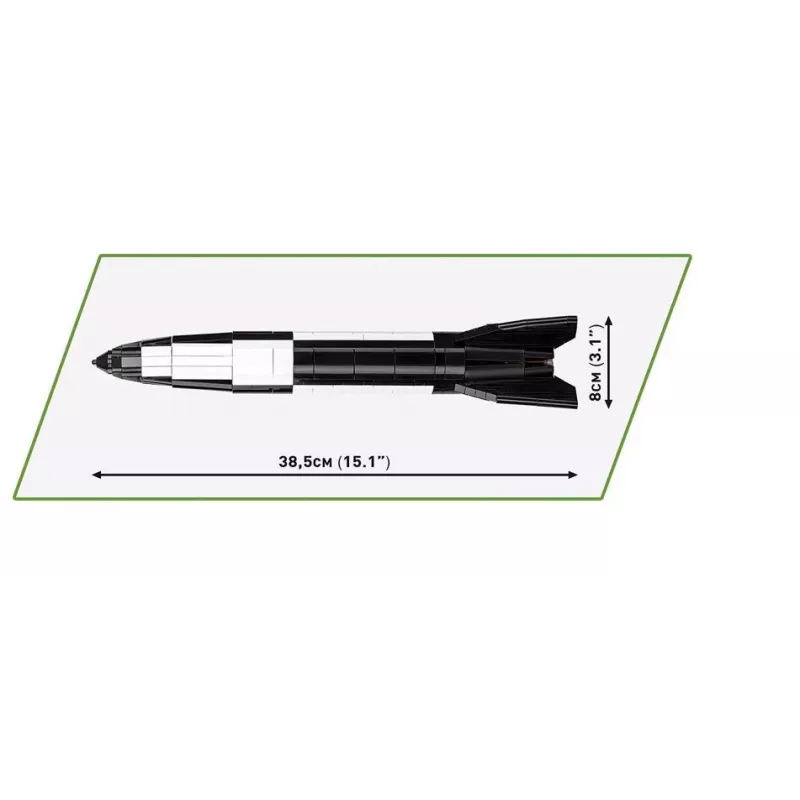 Konstrukcinis rinkinys COBI V2 Raketa 560 dalių Antrasis pasaulinis karas