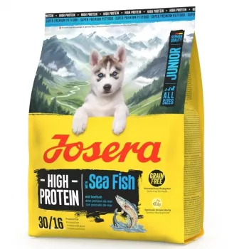 Sausas šuniukų ėdalas JOSERA High Protein Junior Sea Fish 3 kg – aukštos baltymų žuvies formulė augantiems šunims