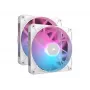 Corsair iCUE LINK RX140 ARGB 140 mm baltas 2 vnt. pakuotė