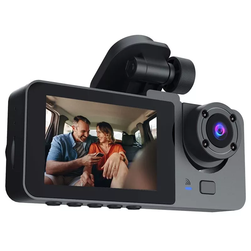 Tracer Halo 360 Dual TRAKAM47568 automobilinis vaizdo registratorius, Full HD, 3 colių ekranas