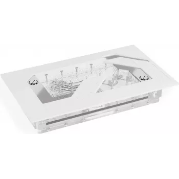 Alphacool Apex Distroplate Dark Base Pro 901 White VPP/D (14659)