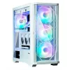 Korpusas Zalman Z10 DUO ATX baltas su ZM-IF120 x4 ARGB ventiliatoriais