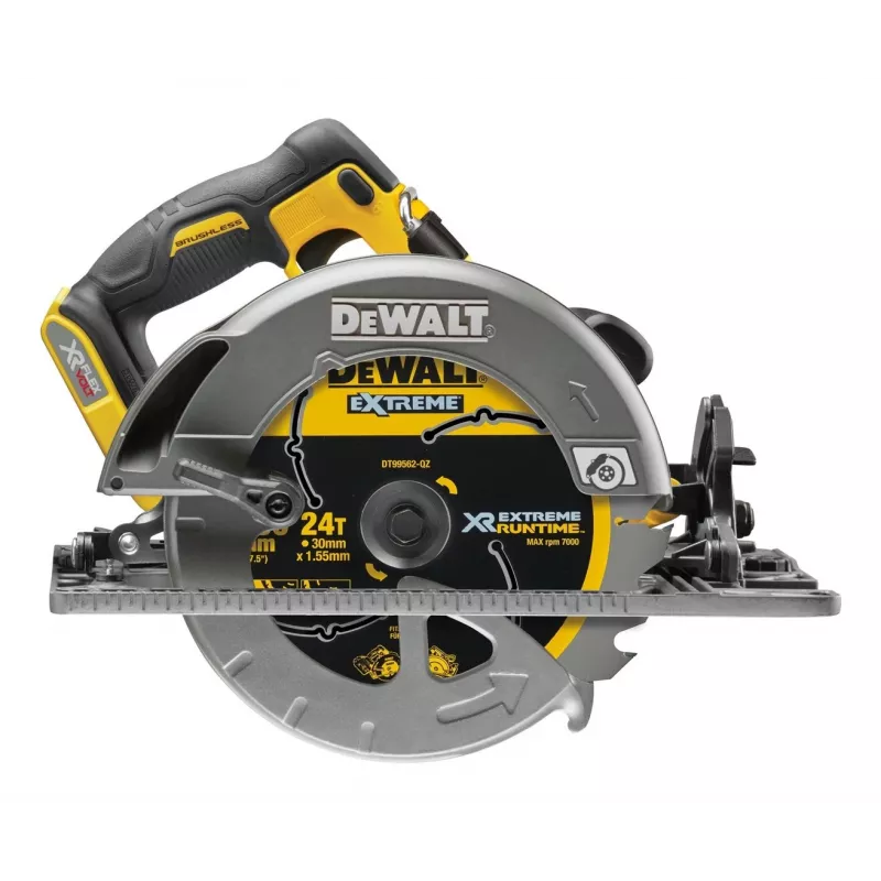 DeWALT DCS579NT-XJ nešiojamasis diskinis pjūklas 19 cm Juoda, Pilka, Geltona 5800 RPM