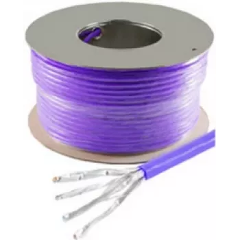Tinklo kabelis ShiverPeaks Cat7a S/FTP 100 m violetinis 75500-A-100SSP