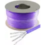 Tinklo kabelis ShiverPeaks Cat7a S/FTP 100 m violetinis 75500-A-100SSP