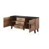 Cama sideboard LOTTA 150 2D3S wotan oak + mat Juoda