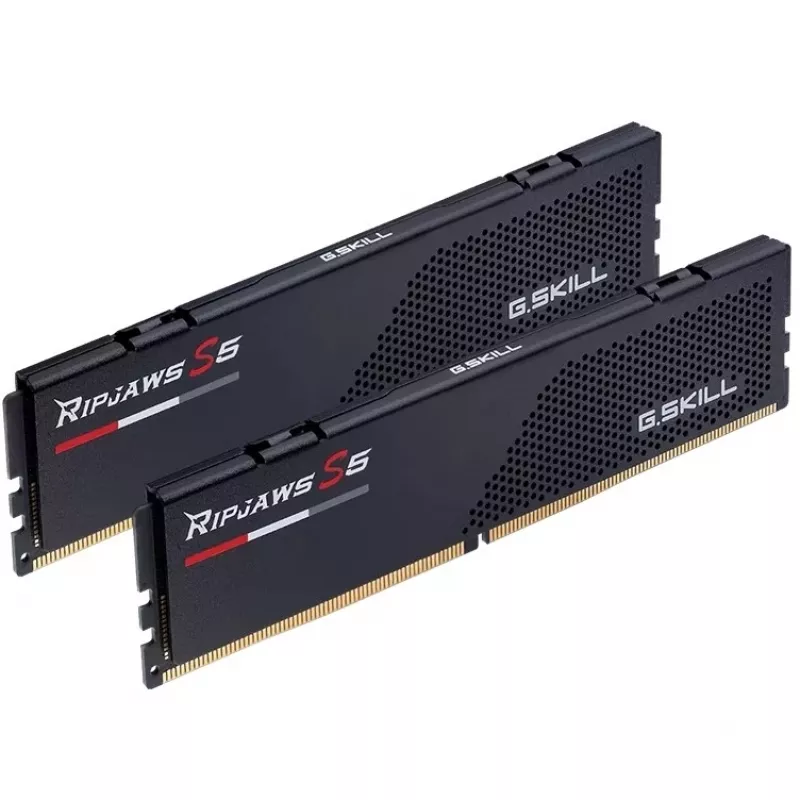 DIMM 32 GB DDR5-6400 (2x 16 GB) Dual-Kit, Arbeitsspeicher schwarz, F5-6400J3239G16GX2-RS5K, Ripjaws S5, INTEL XMP