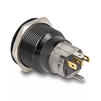Mygtukinis jungiklis DELOCK 22015 22 mm, 12 V, 5 litavimo kontaktai