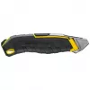 Pjovimo peilis Stanley FATMAX FMHT10594-0 juodas nerūdijantis plienas geltonas 18 mm plotis 165 mm ilgis