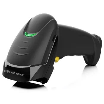 Rankinis 1D/2D laidinis brūkšninių kodų skaitytuvas QOLTEC 50853 – USB, ABS korpusas, 1,65 m laidas, 97×65×167 mm, 105 g