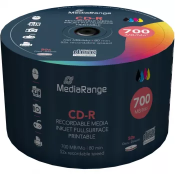 CD-R MediaRange MR208 700 MB 52x 50 vnt.