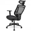Biuro kėdė Sharkoon OfficePal C10 – juoda, ergonomiška, reguliuojamo aukščio
