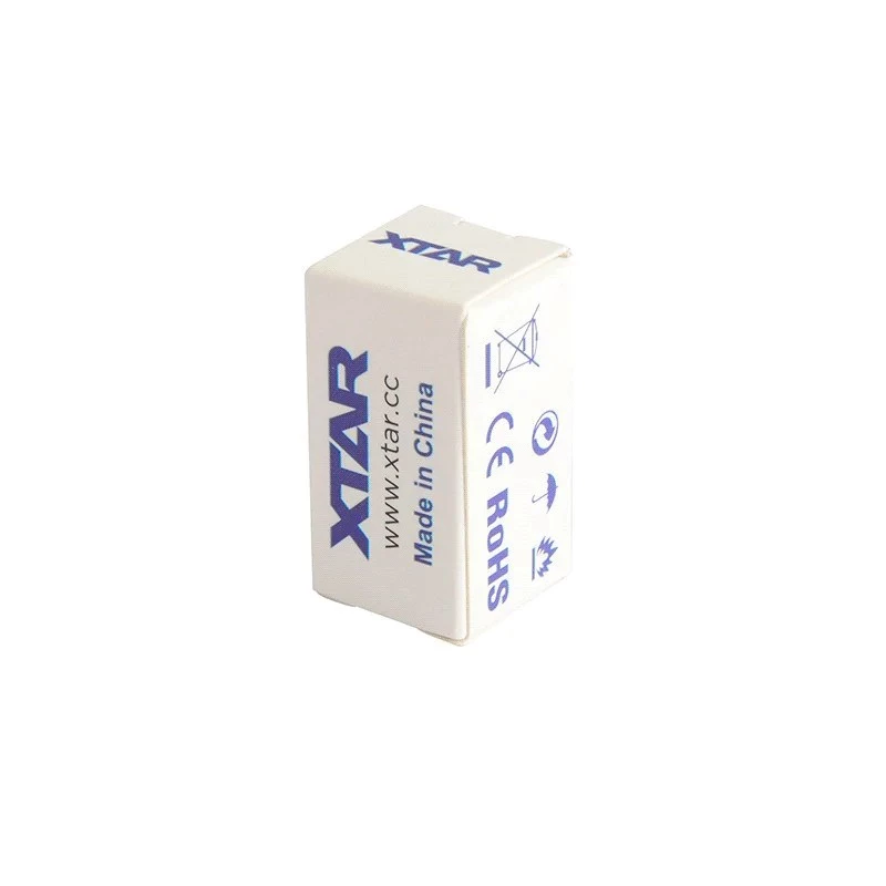 Įkraunama baterija XTAR 16340 (CR123) Li‑jon 3,7 V 850 mAh, 34 mm aukštis, 1,6 cm skersmuo
