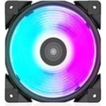 120 mm korpuso ventiliatorius PCCOOLER HALO-RGB, 1000–2000 RPM, RGB apšvietimas