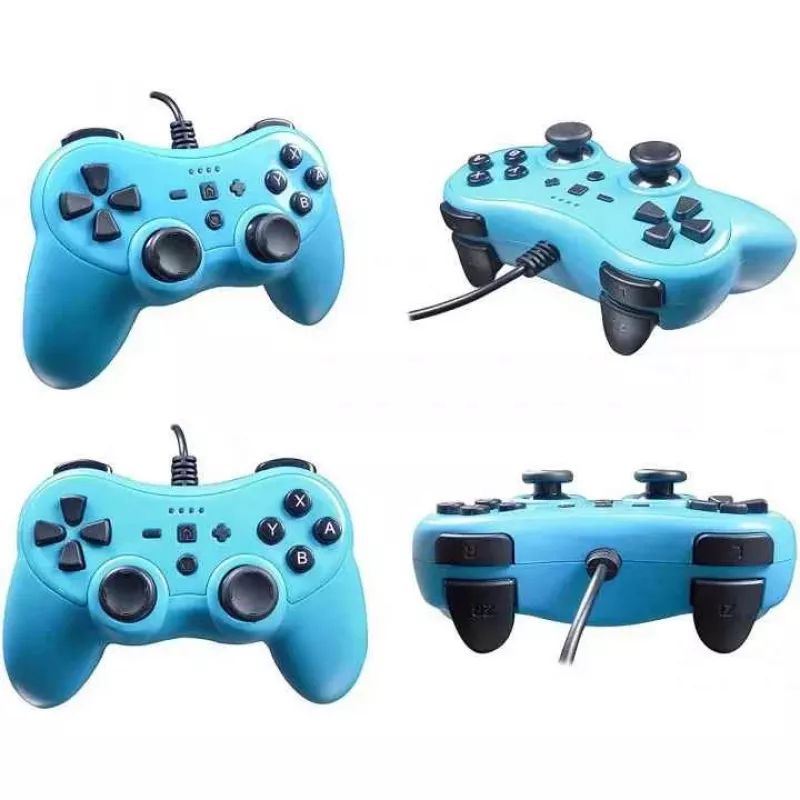 Laidinis valdiklis SUBSONIC SA5488-1 Neon Blue, skirtas Nintendo Switch, laidinis ryšys