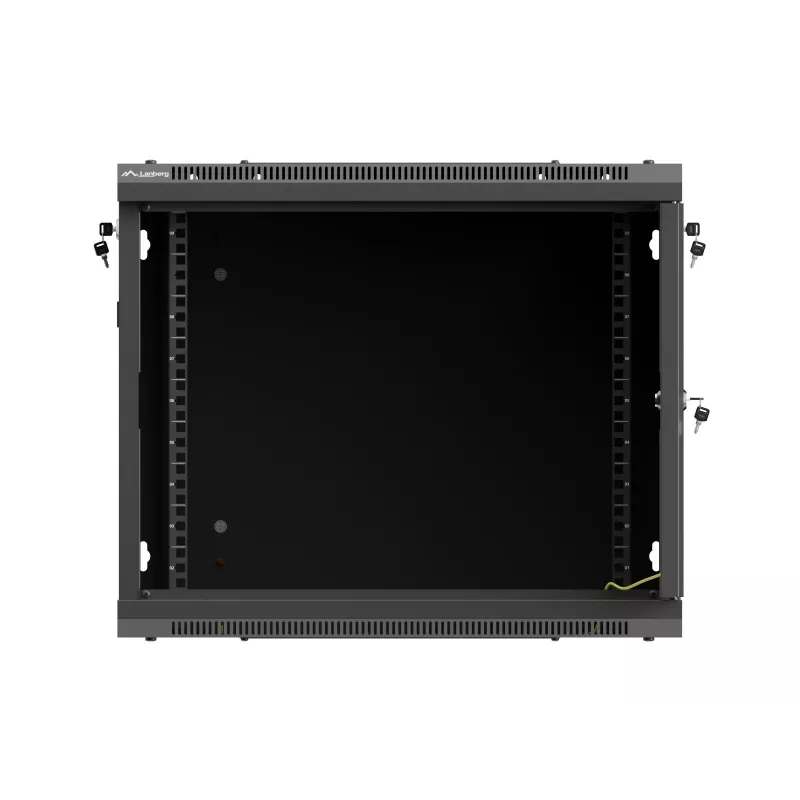 Stovo spinta 19 inch 9U 600x600 juoda