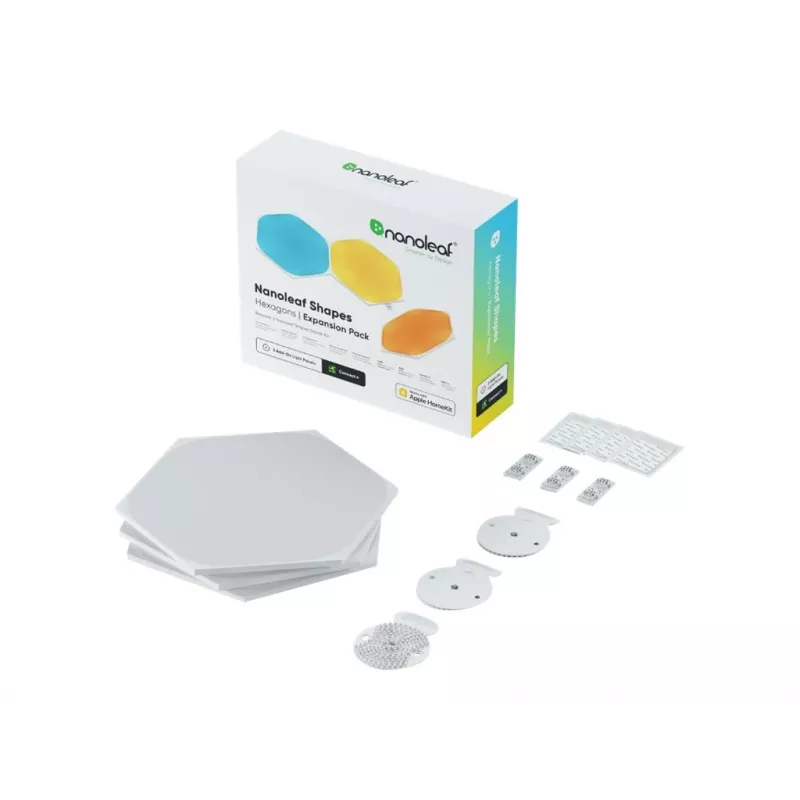 Nanoleaf Shapes plėtinys NL42-0001HX-3PK (3 šešiakampės plokštės)